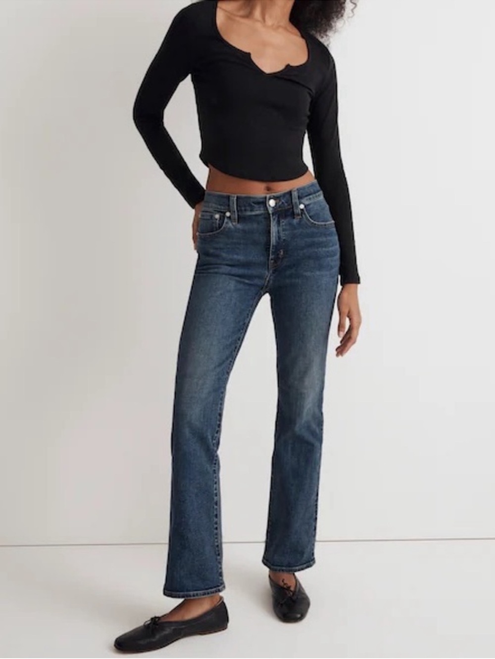 Madewell Mid-Rise Kick Out Jeans 26